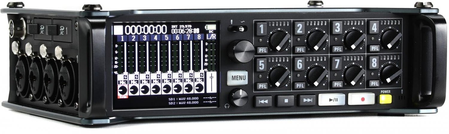 Zoom F8n Pro Multitrack Field Recorder