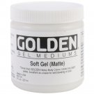 Golden Acryl Med 8 Oz Soft Gel Matte