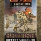British Desert Rats (x20 Tokens, x2 Objectives, x16 Dice) Flames of War