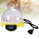 110V Digital 7 Egg Incubator Chicken Hatcher Temperature Control with Light