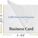 5 Mil Business Card Size Heat Seal Laminating Pouches, 2.25 x 3.75 inches, 1000