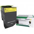Lexmark High Yield Laser Return Program Toner Cartridge Yellow 71B1HY0