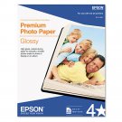 Epson Premium Photo Paper 68 Lbs. High-Gloss 8-1/2x11 50 Sheets/pack S041667 NEW