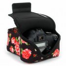 DSLR Camera Case Sleeve with Accessory Storage & Strap Openings