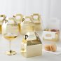 36 Pack Gold Favor Boxes for Bridal Shower, Birthday Party, 4 x 2.5 In