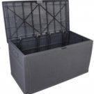 Outdoor Storage Deck Box Large Chest Bin Patio Garden 120-Gal Container Gray US