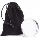 Okuna Outpost Clear Acrylic Juggling Balls and Velvet Bag for Beginners (2 Pack)