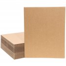 50 Pack Corrugated Cardboard Sheets, Flat Inserts, 2mm Thickness, 11 x 14 In