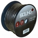 SoundBox CW4-100BK, 4 Gauge 100' CCA Amplifier Power / Ground Amp Wire Spool