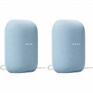 Google GA01588-US Nest Audio Smart Speaker Sky (2-Pack)