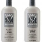 Roffler Thick & Rich Shampoo Blue Formula 32oz (Pack of 2)