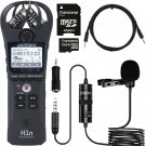 Zoom H1n 2-Input / 2-Track Digital Recorder with Built In Mic + BY-M1 Mic Kit