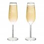 'Mr and Mrs' Champagne Toasting Flutes for Bride and Groom, Wedding Wine Glasses