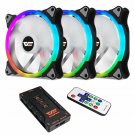 darkFlash CS140 140mm 3IN1 Addressable RGB Computer Cooling Case Fan Cooler