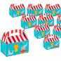 Circus Carnival Party Favor Goodie Boxes for Birthdays and Events (24 Packs)
