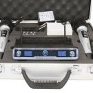 Boytone BT-48UM 100 Channels Dual UHF Digital Wireless Microphone System +Case
