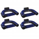 Swimline Inflatable Nylon Covered Swimming Pool U-Seat Chair Float (4 Pack)