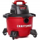 CRAFTSMAN CMXEVBE17584 6 Gallon 3.5 Peak HP Wet/Dry Vac, Portable Shop Vacuum