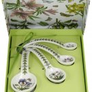 Portmeirion Botanic Garden Porcelain Measuring Spoons, Set of 4