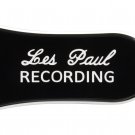 Engraved ""Les Paul RECORDING"" Truss Rod Cover for Gibson Guitars 2ply B/W