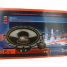 PowerBass S-6C 6-1/2"" 6.5"" 2-Way 225 Watts Car Audio Component Speakers Pair