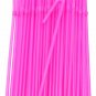 Flexible Plastic Drinking Straws (300 ct, Assorted Neon) Bendable Disposable