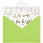 36 Pack Welcome Cards with Envelopes for New Employees, Confetti Design, 5x7 In