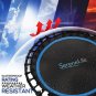 SereneLife SLELT418 Fitness Exercise Mini Trampoline - 35.4"" inch, W/ Bar Handle