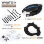 SereneLife SLELT418 Fitness Exercise Mini Trampoline - 35.4"" inch, W/ Bar Handle