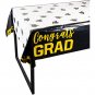 6 Pack Congrats Graduation Party Tablecloth Table Cover for Men Women, 54 x 108""