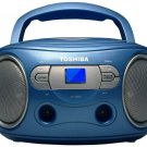 Toshiba TY-CRS9 Portable CD Player Boombox with AM/FM Tuner & Aux Input - Blue