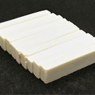 Bone Nut Blanks - 2.22"" x .47"" x .25"" - 10 pack