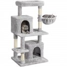 46.5in Cat Tree Multilevel Cat Tower for Indoor Cats Scratching Post Condo Perch