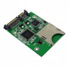 SD SDHC Secure Digital MMC Memory Card to 7+15P SATA Converter Adapter