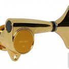 GOTOH GB707 Compact Bass Tuning Machines Tuners - 3L x 2R - Gold