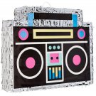 Small Boom Box Pinata for 80s and 90s Theme Party Decorations, 16.5 x 12.8 In