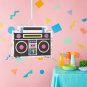 Small Boom Box Pinata for 80s and 90s Theme Party Decorations, 16.5 x 12.8 In