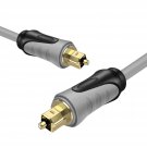 Digital Optical Audio Cable 35 Feet S/PDIF Fiber Optic Cable Toslink TV Optical