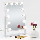 Hollywood Makeup Lighted Vanity Mirror with Lights Bulb Dimmer Tabletop or Wall