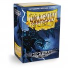 Classic Night Blue Case Display Dragon Shield Standard Size Sleeves - 10 Packs