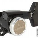 Gotoh SG381-01 MGT Locking Tuners w/ Large Knobs - Black - 4L x 2R
