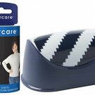 Evercare Bellevie Extreme Tabletop Lint Roller & Extra Sticky Refill, Navy White