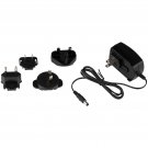 Power Supply - 9V 1.1A DC AC Adapter with 5 Interchangeable International Plugs