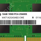 Samsung DDR4-3200 SODIMM 16GB/2Gx64 Notebook Memory M471A2G43AB2-CWE