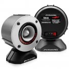 Pair Pyramid TW28 3.75"" 300W Super Car Audio Horn Bullet Aluminum Tweeters