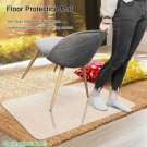 Rectangle PVC Home Office Chair Floor Mat Studded Back for Pile Carpet 36"" x 48""