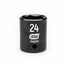 GearWrench 84536N 1/2"" Drive 6 Point Standard Impact Metric Socket - 24mm