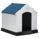 Dog House Indoor Outdoor Pet Kennel With Air Vents and Elevated Floor Ventilate