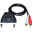 A4A 3.5MM AUX To 2RCA Male Extension Cable Car Audio Cable Mount Installation