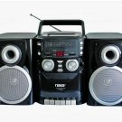 Naxa Portable CD Player Boombox with AM/FM Stereo Radio & Cassette Recorder